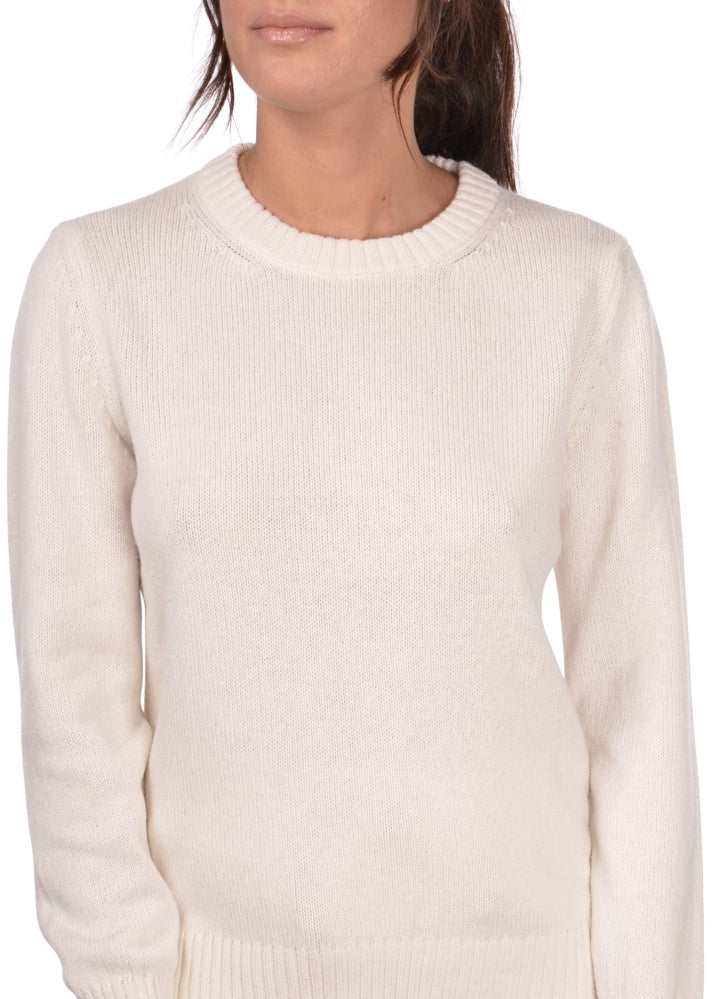 PURE CASHMERE CREW NECK KNIT
