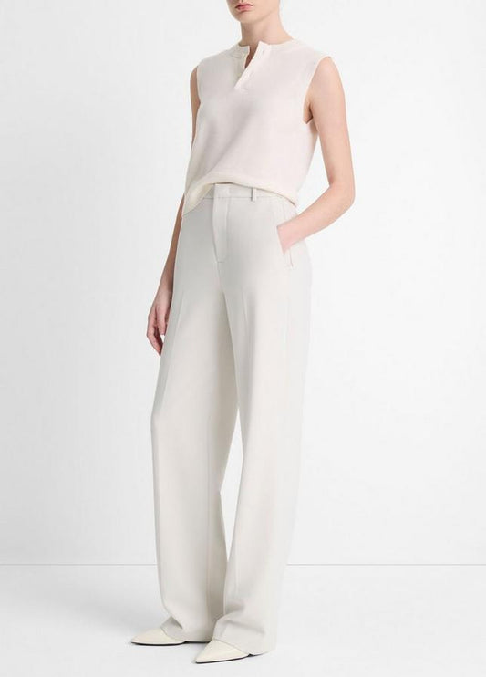 HIGH RISE TAILORED STRAIGHT LEG TROUSER