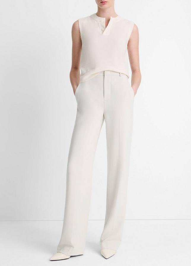 HIGH RISE TAILORED STRAIGHT LEG TROUSER