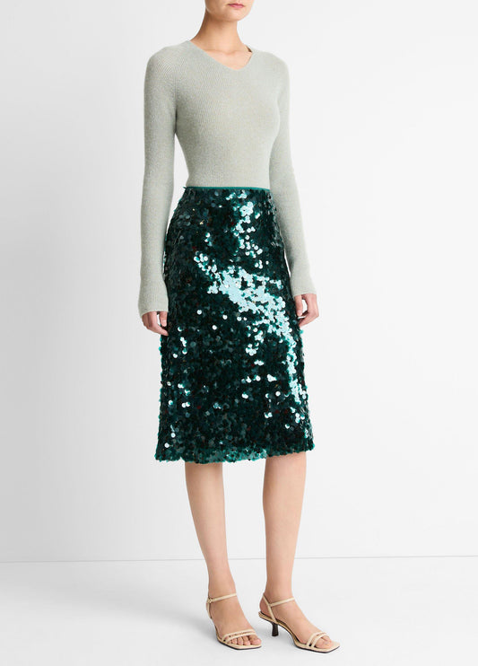 LUCITE PLAILLETTES SKIRT
