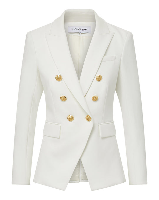 MILLER DICKEY JACKET WHITE & GOLD BUTTONS