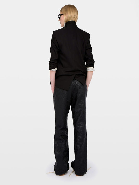 POCHA CUIR FROISSE LEATHER PANT
