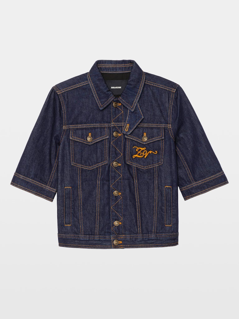 KYO DENIM ECO BRUT SHORT SLEEVE JACKET
