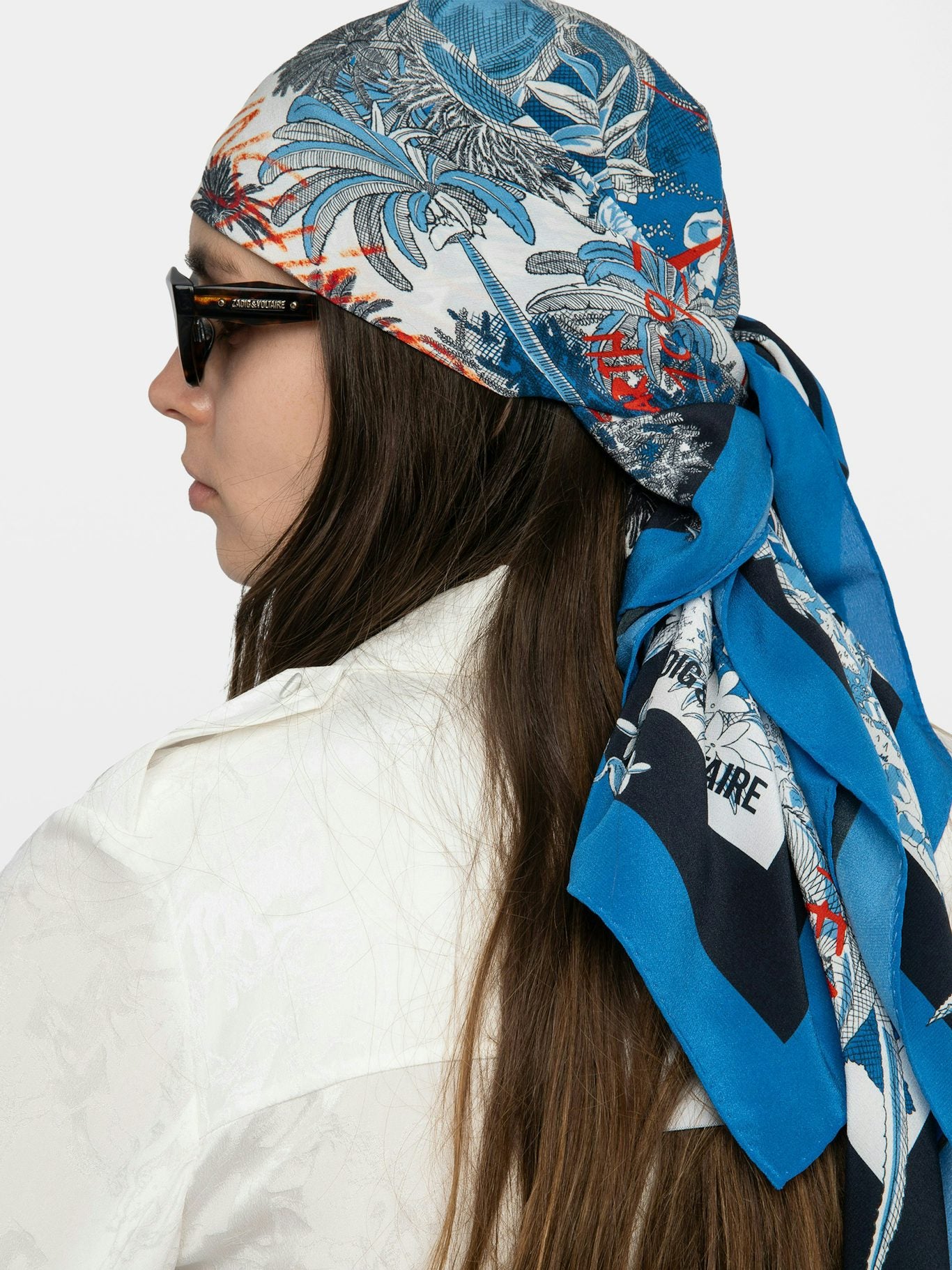 BLONDIE 85 JUNGLE SILK SCARF