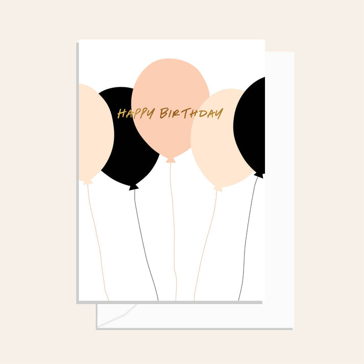BIRTHDAY BALLOONS CARD