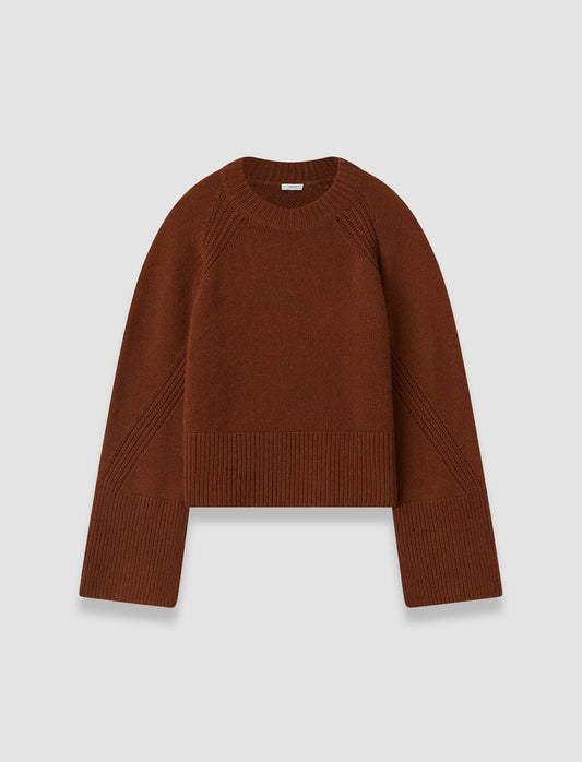MAPLE TOP PURE CASHMERE CINNAMON