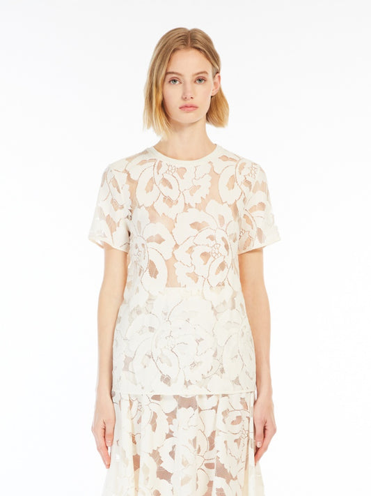 DERNA LACE FLORAL T-SHIRT