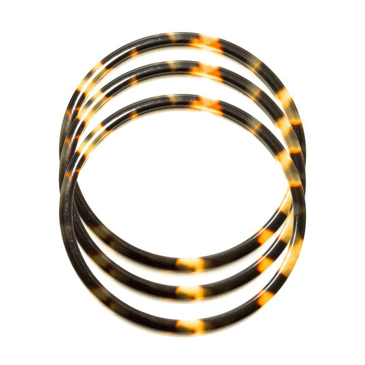 TRIOS TORTOISESHELL BANGLES