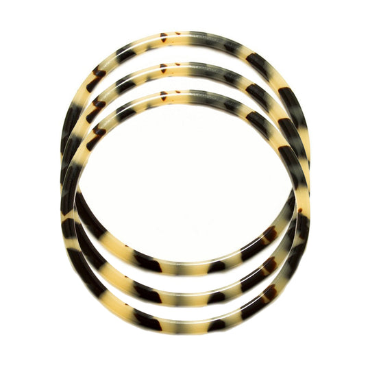 TRIOS TORTOISESHELL BANGLES