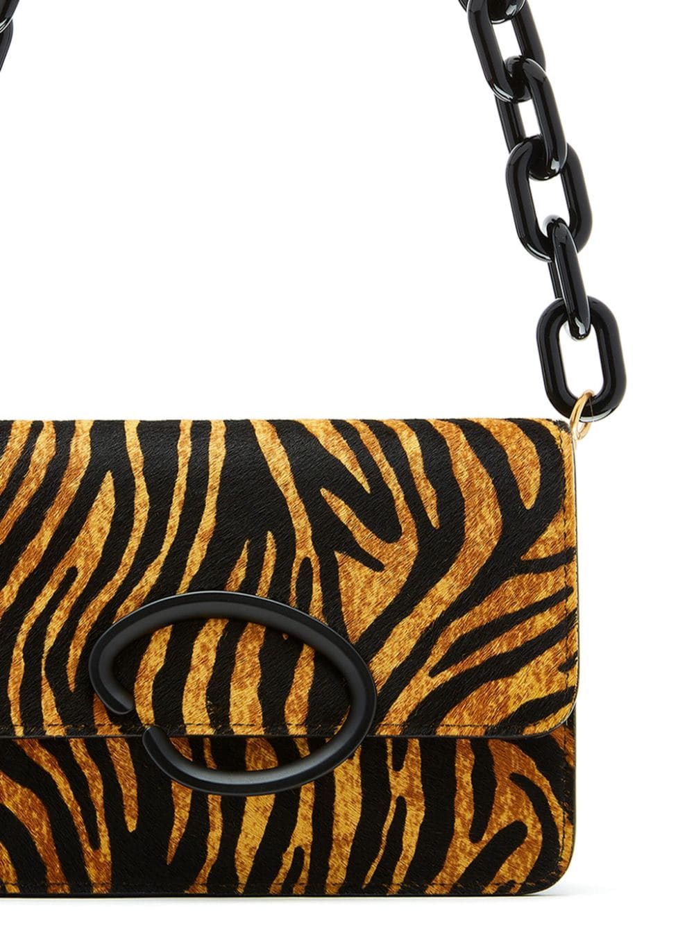 TIGER PRINTED HAIRCALF O POCHETTE