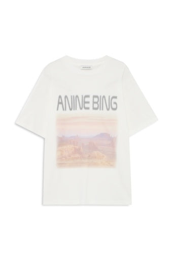 Cade Tee Bing Valley - Ecru by ANINE BING