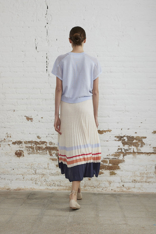 KNITTED SKIRT W BOARDER