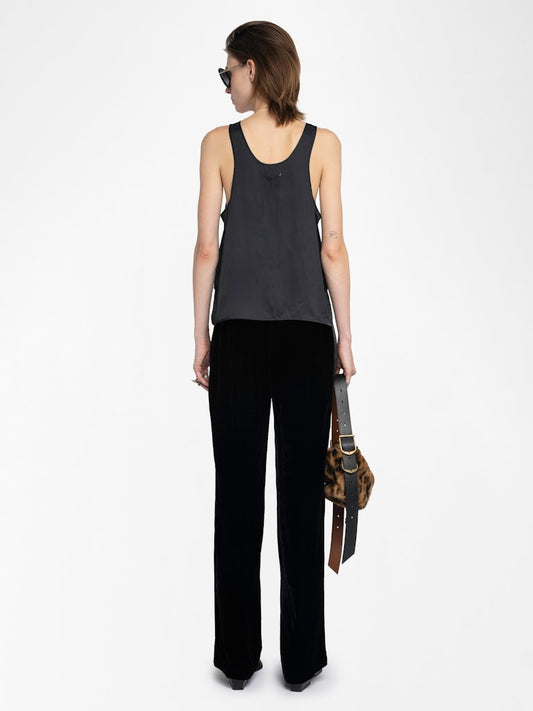 POMA VELVET RELAXED PANT