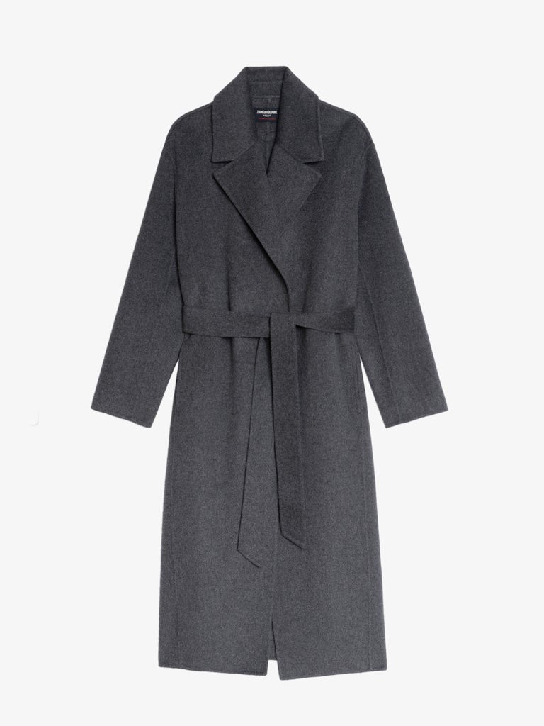 MELI LAINAGE WOOL BLEND WRAP COAT