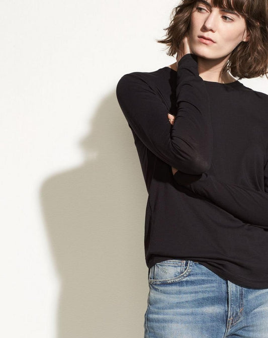 ESSENTIAL CREW LONG SLEEVED T-SHIRT