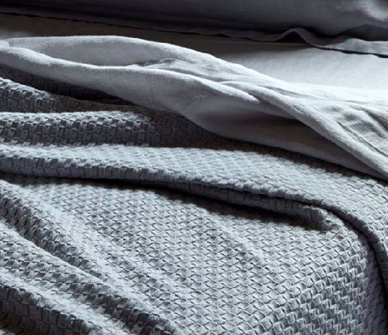 Pure Cotton Throw - Basketweave