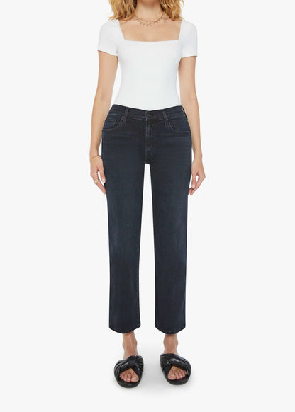 THE MID RISE ZIP RAMBLER ANKLE - NIGHT IN VENICE JEANS