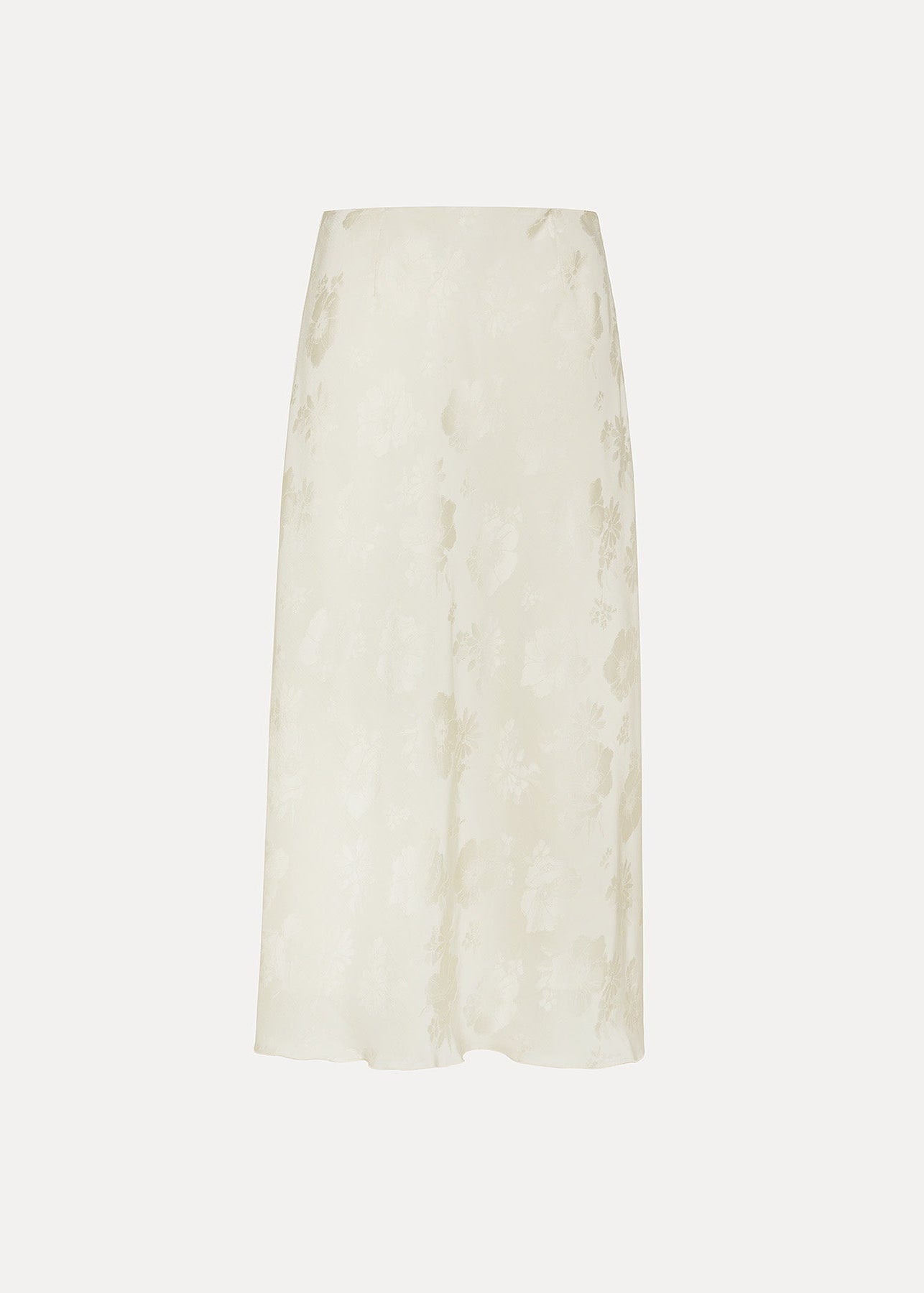 White skirt on a light beige background