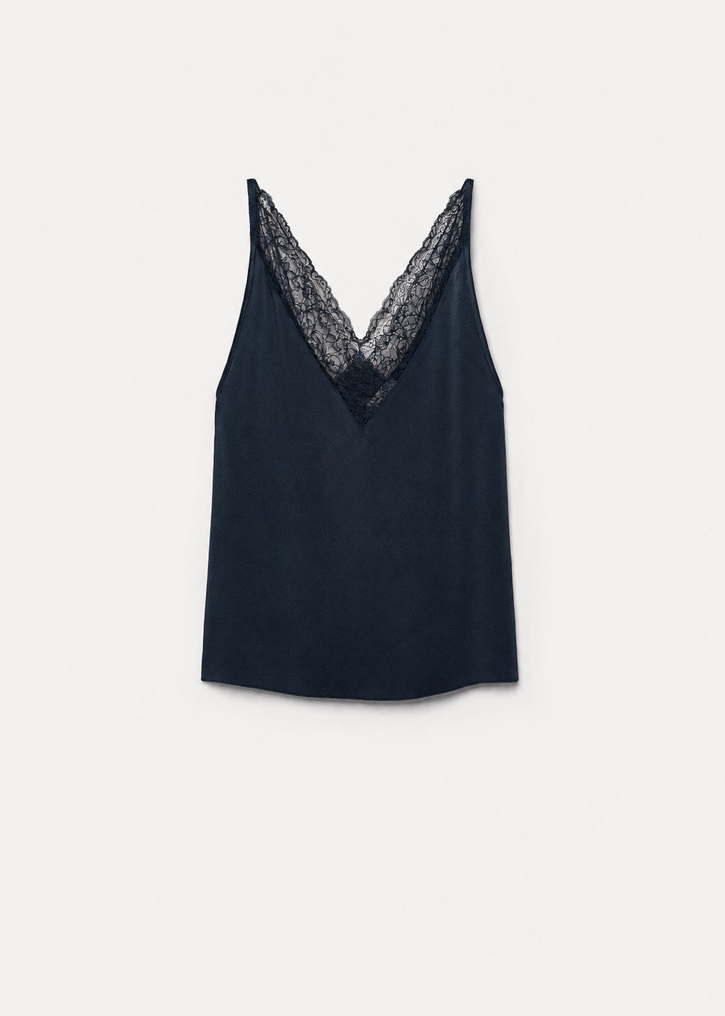 ENVERS SATIN LACE TOP NOTTE