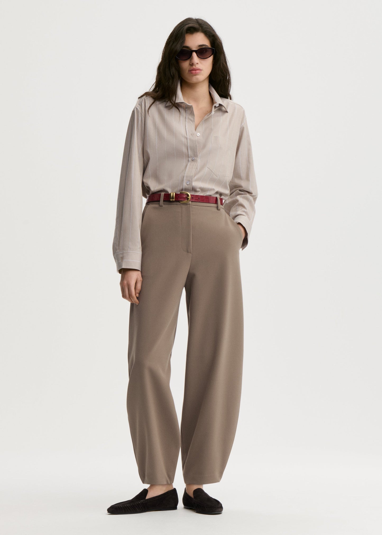 Carlien Pant In Fossil by By Malene Birger - view 1