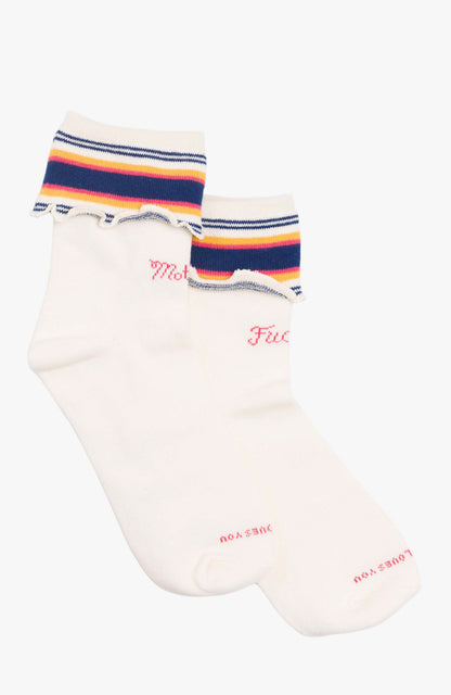 THE FOLD PLEASE IN THE LINES SOCKS