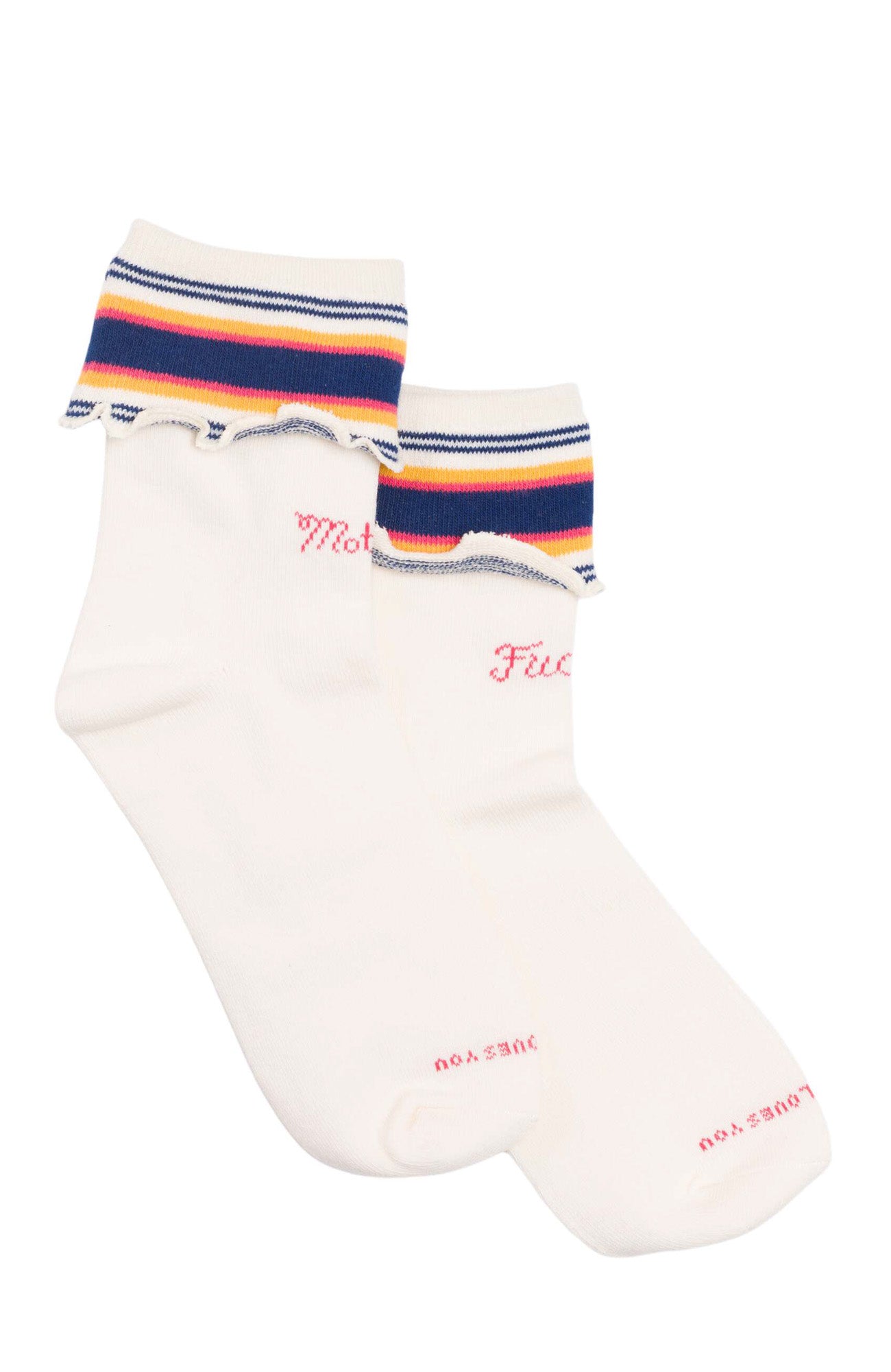 THE FOLD PLEASE IN THE LINES SOCKS