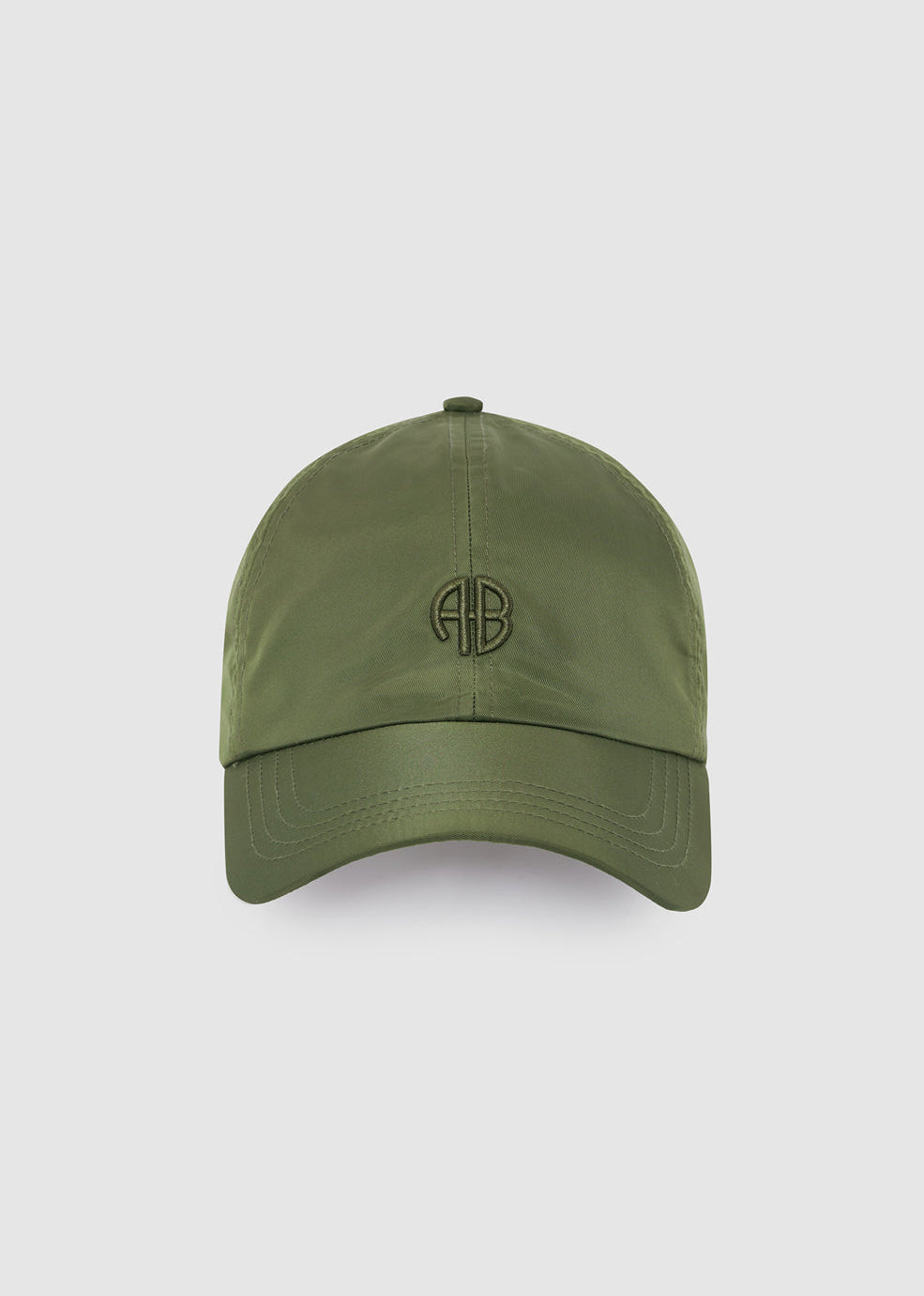 Jeremy Baseball Cap Ab Nylon In Army Green by ANINE BING - view 1