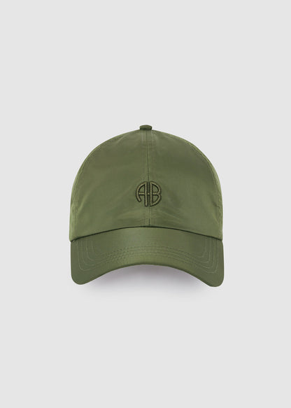 Jeremy Baseball Cap Ab Nylon In Army Green by ANINE BING - view 1