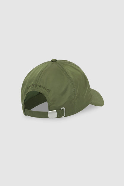 Jeremy Baseball Cap Ab Nylon In Army Green by ANINE BING - view 3