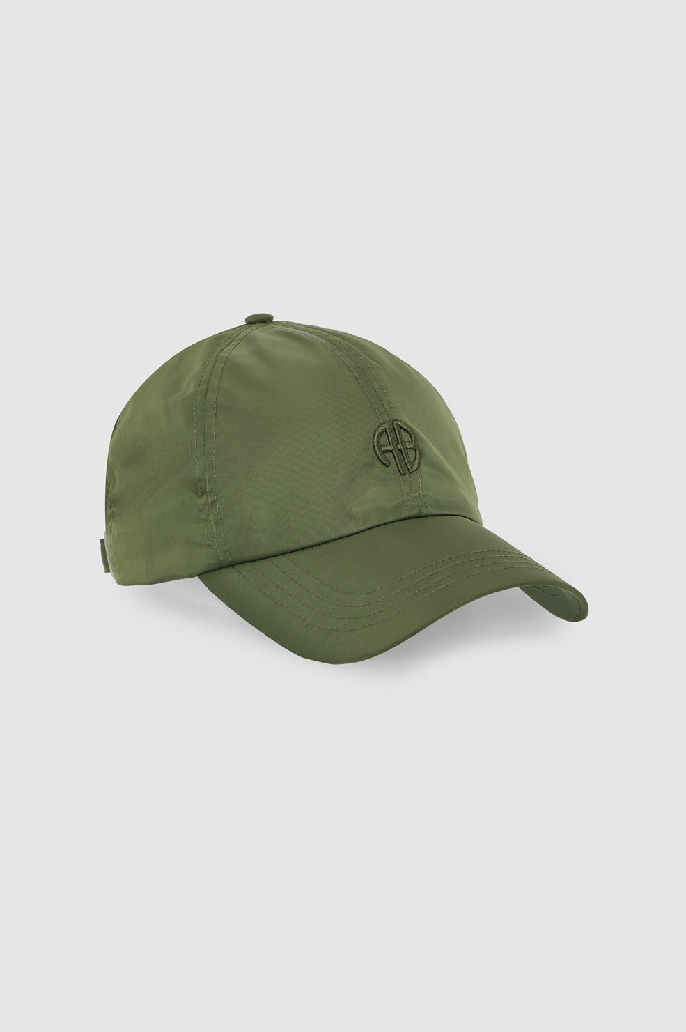 Jeremy Baseball Cap Ab Nylon In Army Green by ANINE BING - view 2