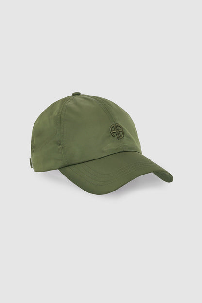 Jeremy Baseball Cap Ab Nylon In Army Green by ANINE BING - view 2
