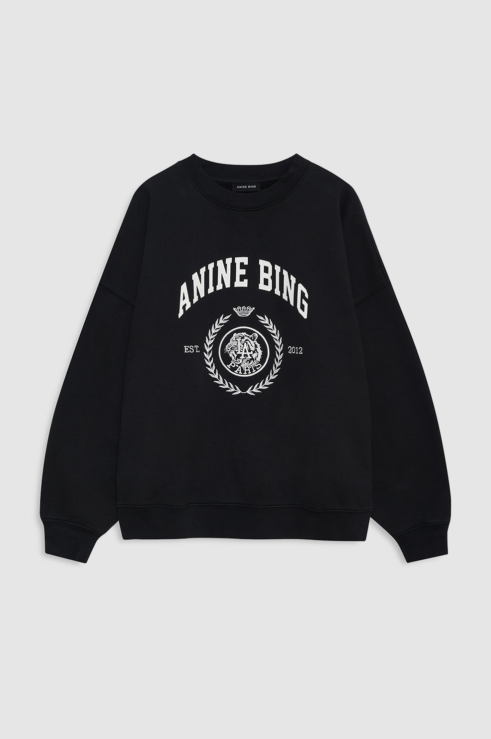 MILES SWEATSHIRT COLLEGIATE VINTAGE BLACK