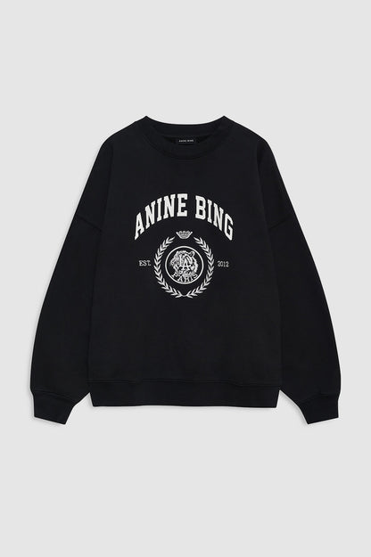 MILES SWEATSHIRT COLLEGIATE VINTAGE BLACK