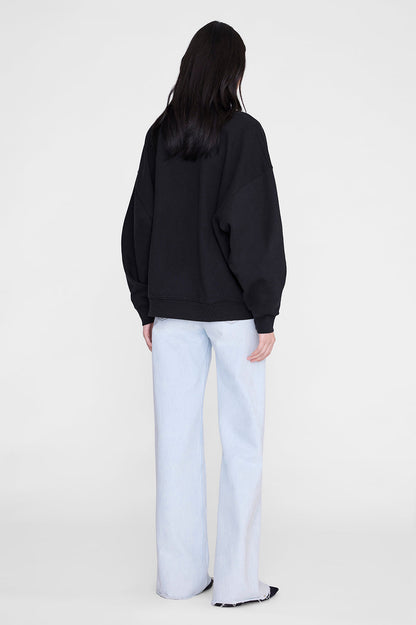MILES SWEATSHIRT COLLEGIATE VINTAGE BLACK