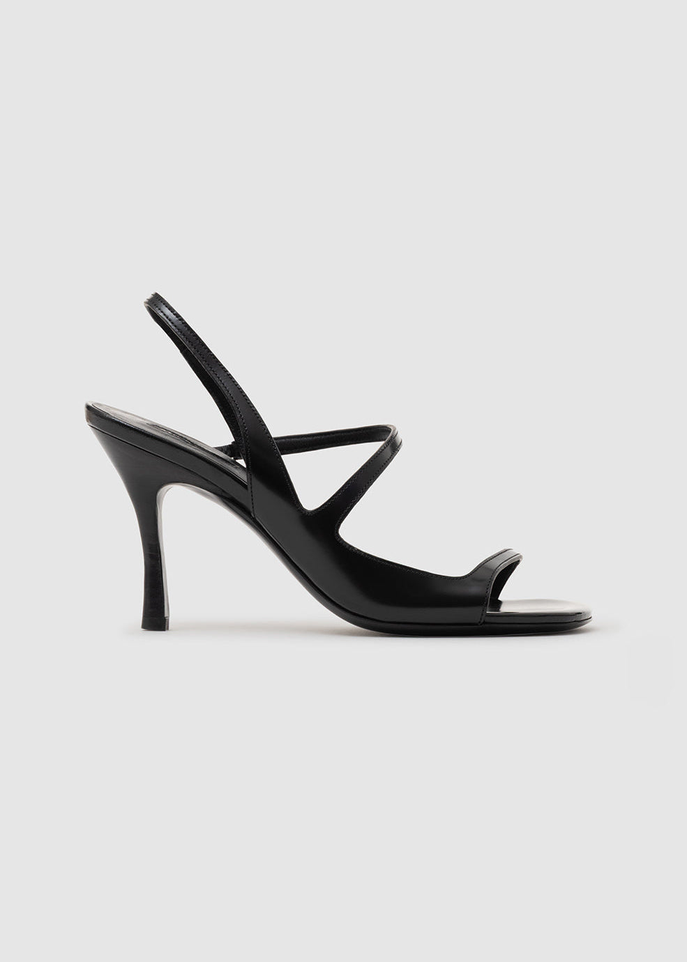 IVA SMOOTH BLACK SANDAL