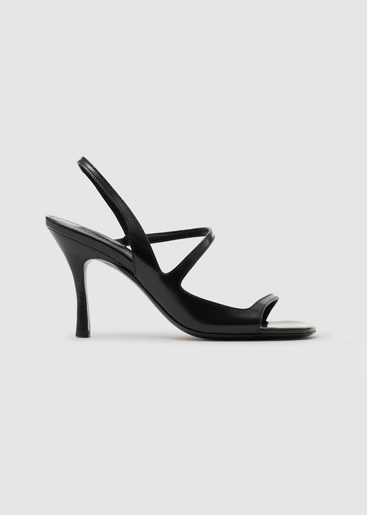 IVA SMOOTH BLACK SANDAL