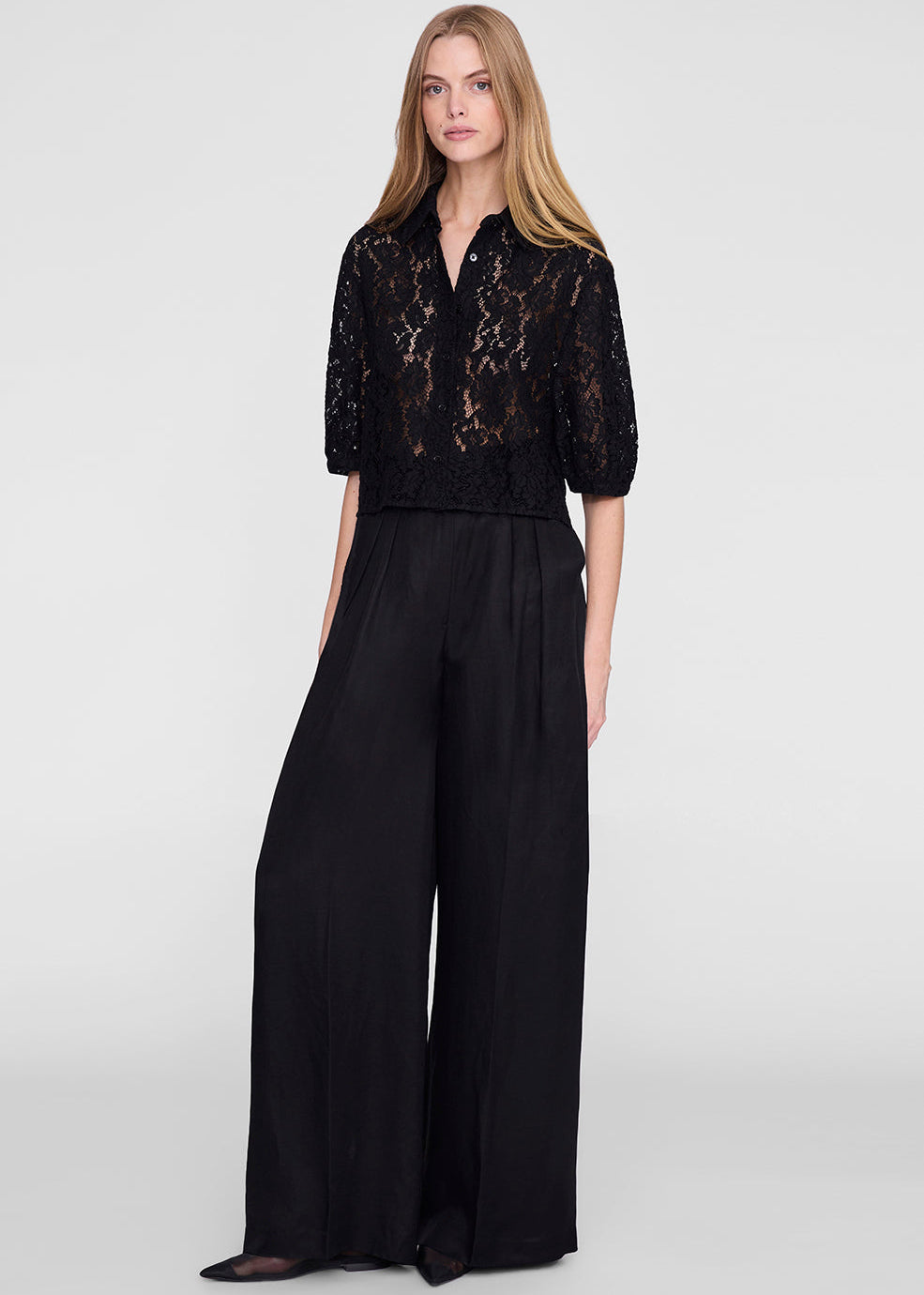SHAYNA TOP BLACK LACE TOP