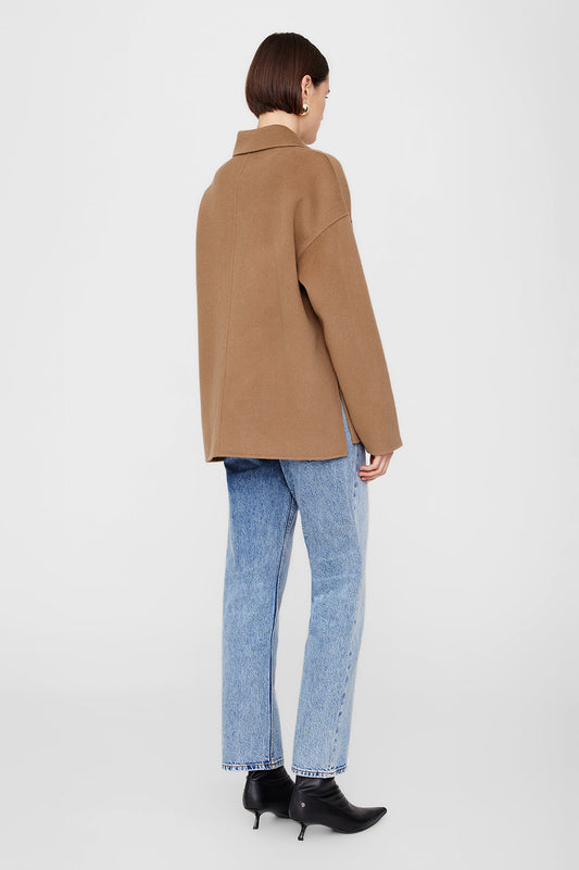 LUCA JACKET - CAMEL CASHMERE BLEND