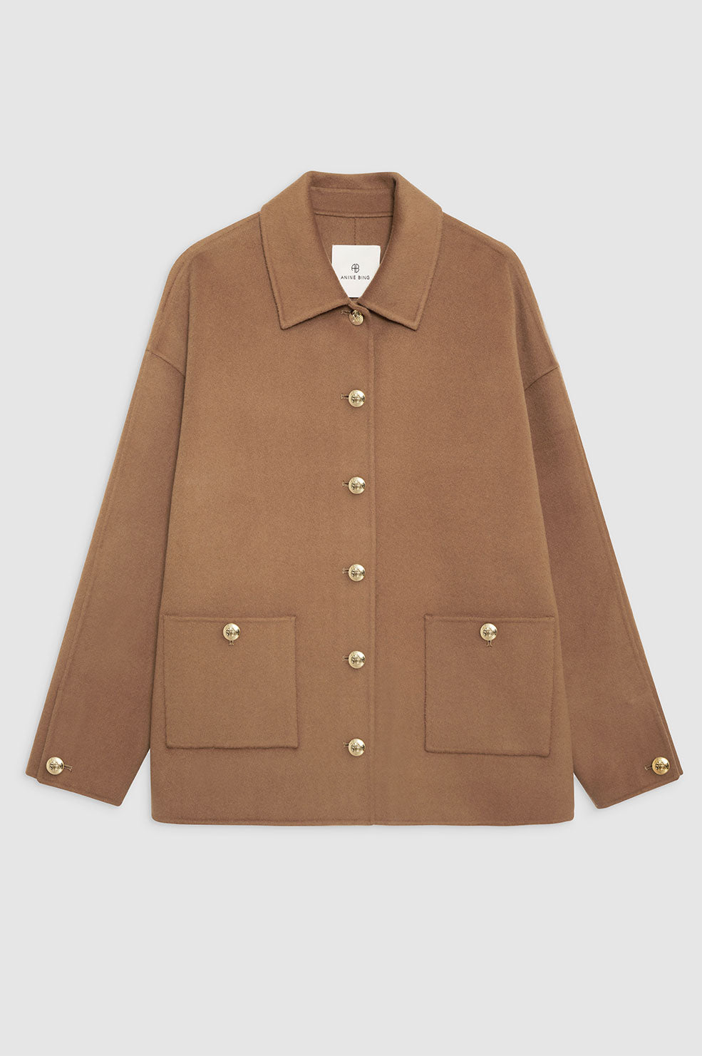 LUCA JACKET - CAMEL CASHMERE BLEND