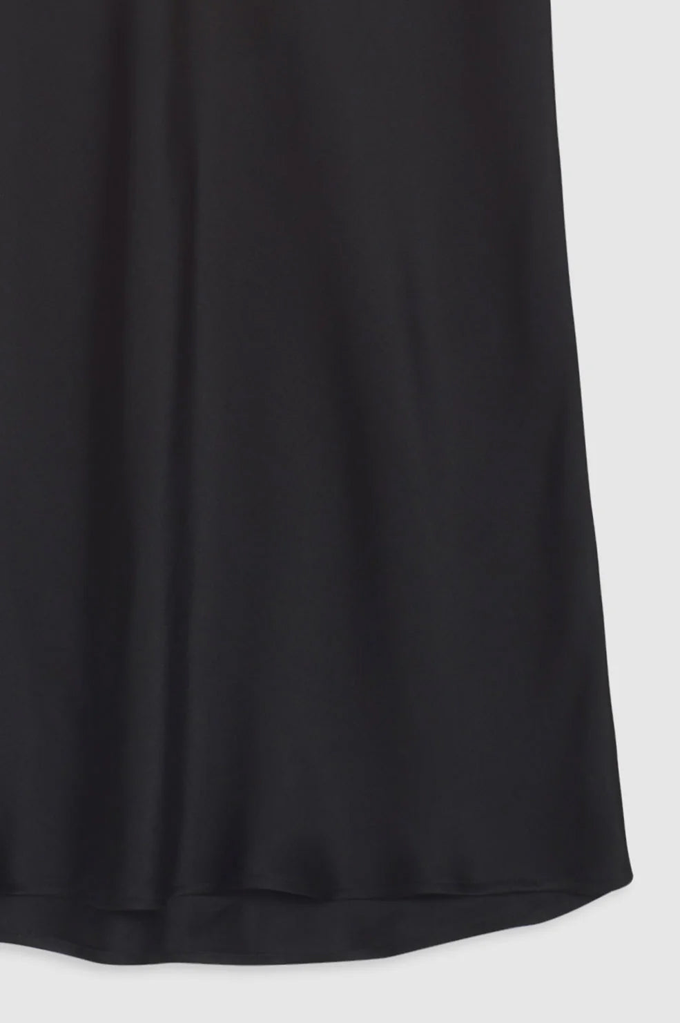 BAR SILK SKIRT - BLACK