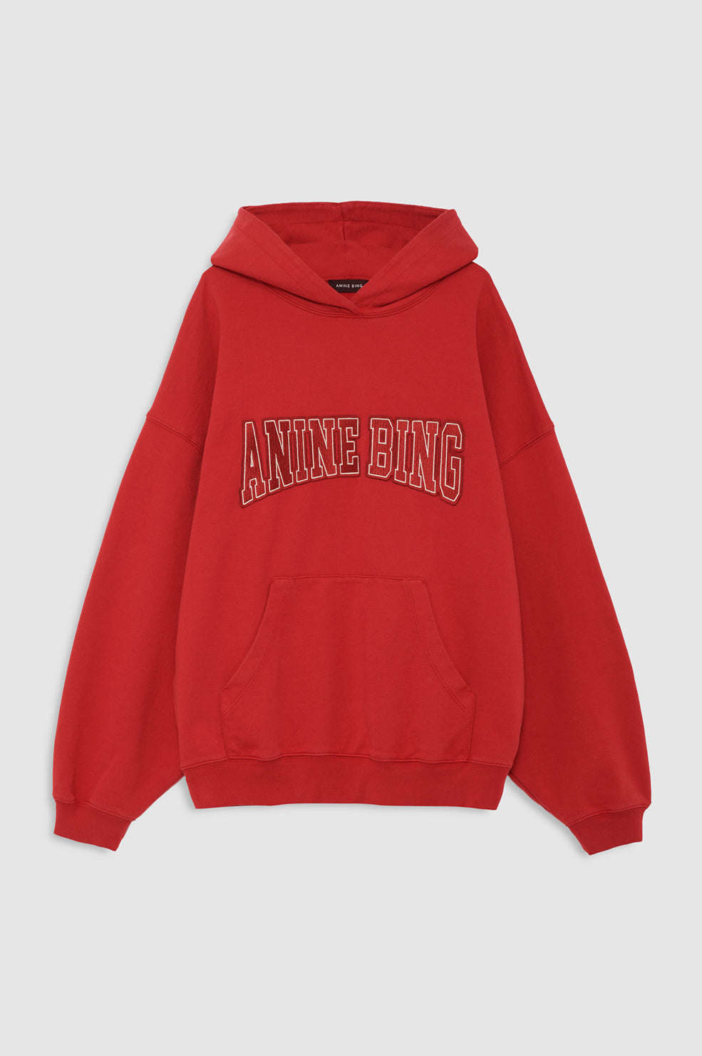 ANINE BING Harvey Sweatshirt In Tango Red - image 4