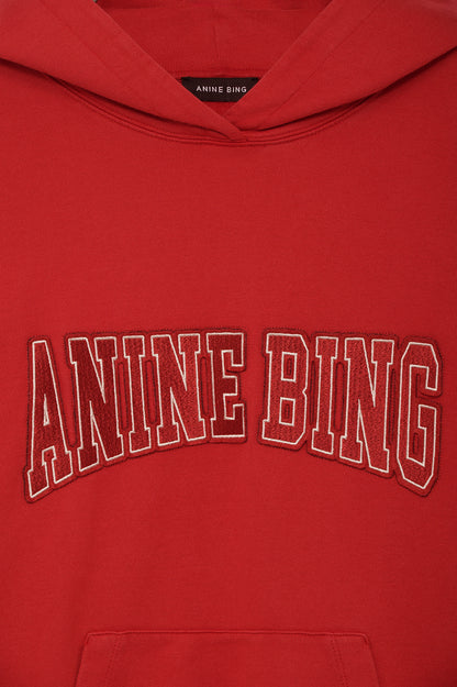 ANINE BING Harvey Sweatshirt In Tango Red - image 5