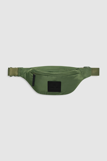 Leon Small Waist Bag Nylon In Army Green by ANINE BING - view 2