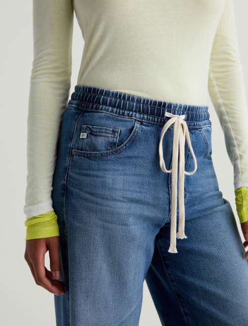 ADRIA CINCHED JEANS - COPENHAGEN