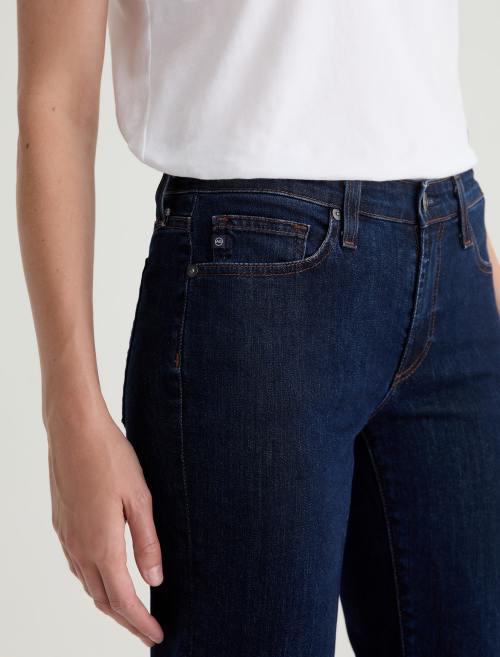 SANDRA LOW RISE SLIM STRAIGHT JEANS