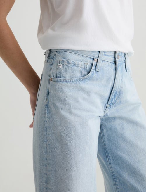 ADRIA SUNFADED LOW RISE JEANS