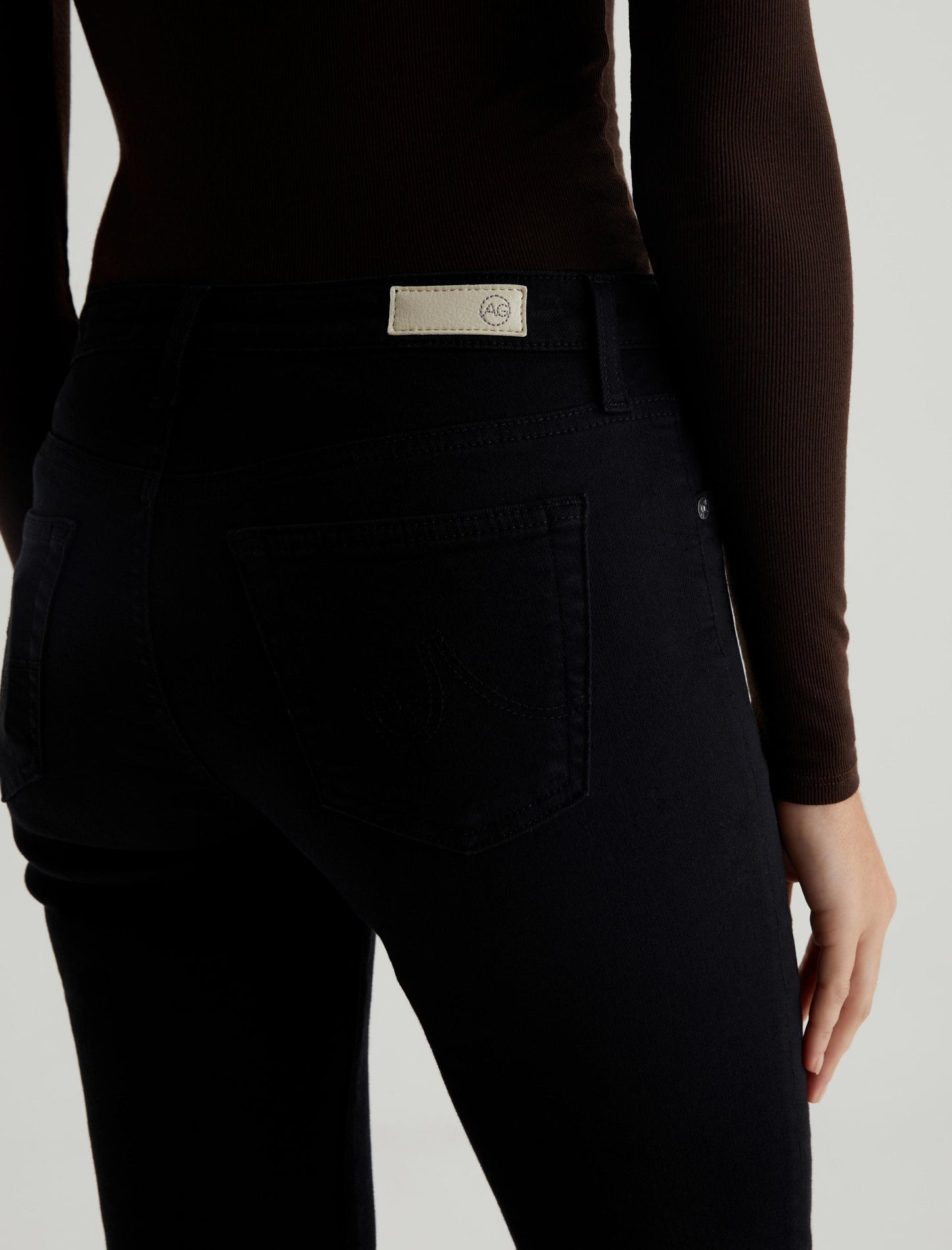 ANGEL JEANS IN SUPER BLACK