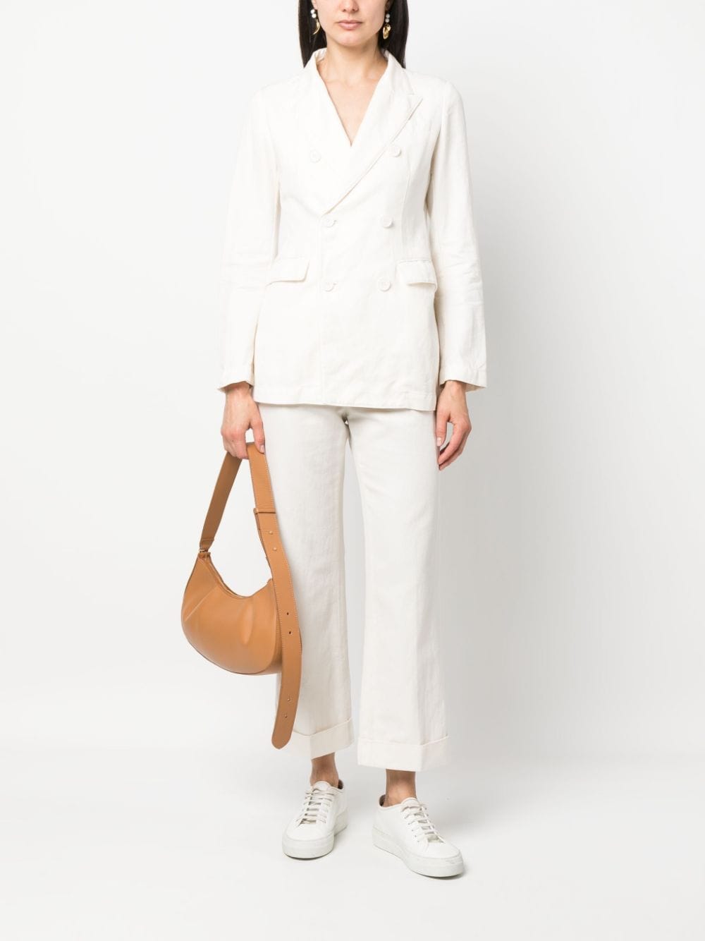 Double Breasted Gabardine Jacket