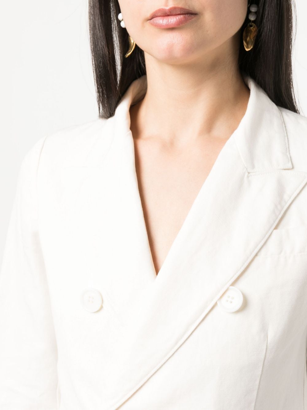 Double Breasted Gabardine Jacket