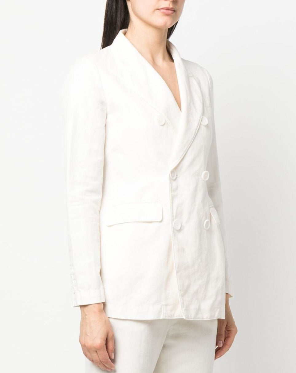 Double Breasted Gabardine Jacket